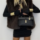 pelliccia smanicata senza bottoni eco